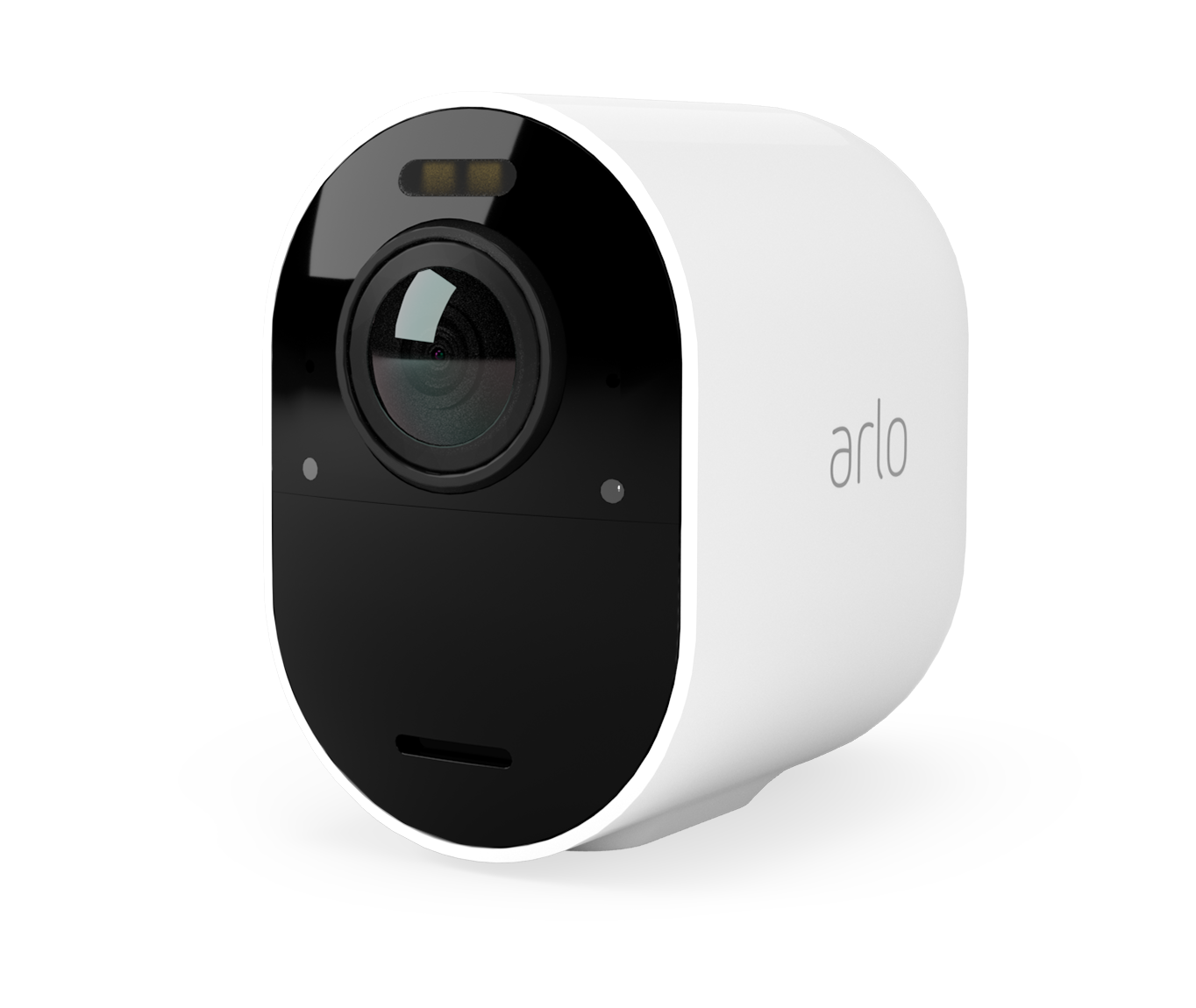 A white arlo camera