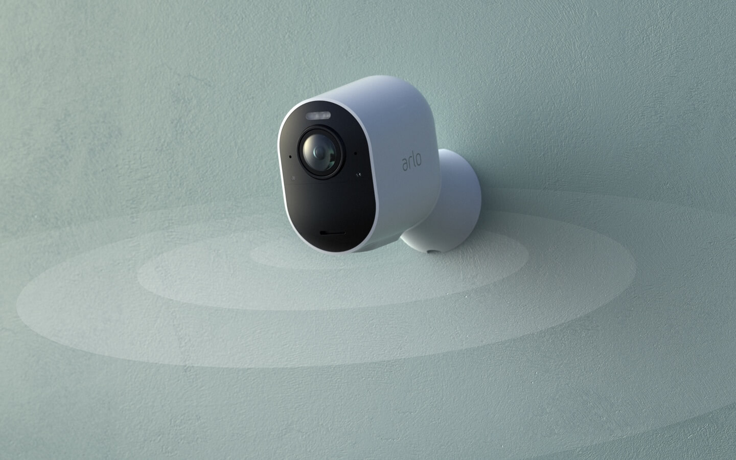 sirena Blanco visión nocturna con una prueba gratuita de 90 días de Arlo Secure 4 cámaras de vigilancia exterior wifi video 4K HDR y SmartHub Arlo Ultra 2 faro detector de movimiento