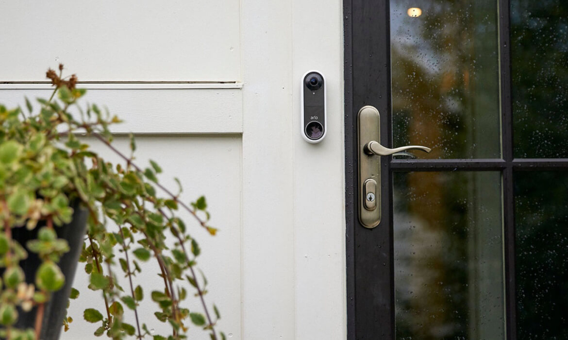 The doorbell camera uses a unique square viewing angle and a super wide 180-degree field of view so you can see a person from head to toe or a package on the ground.  