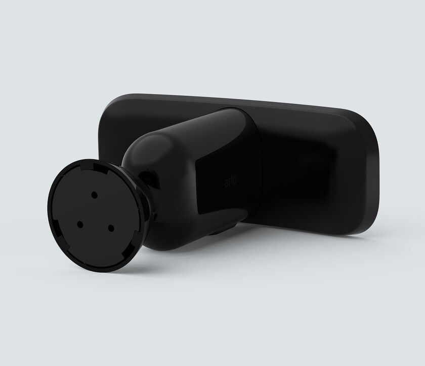 Arlo Pro 3 Floodlight Camera, in black, back