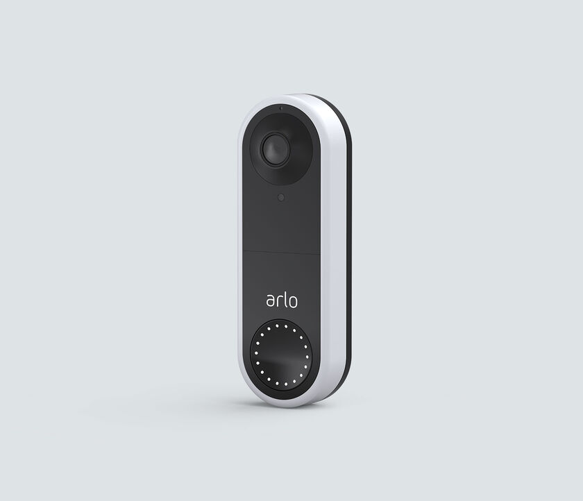 Arlo Wired Video Doorbell - White