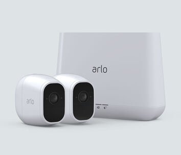Arlo Pro 2 - 2 cam kit, in white, facing right