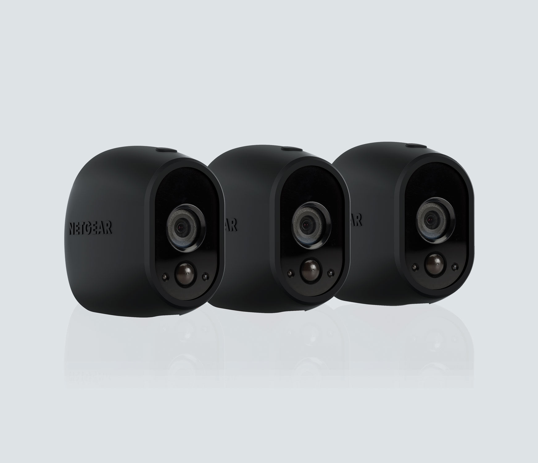 Arlo Certified Accessory Skins Set of 3 Black VMA4200B Compatible with Arlo Pro only| 
