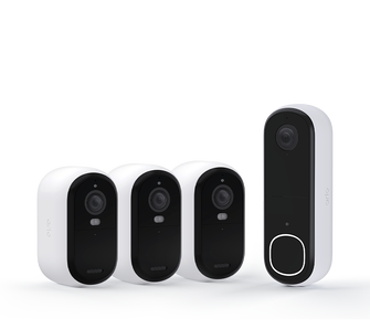 The 2K Doorbell and Essential Camera Bundle - White