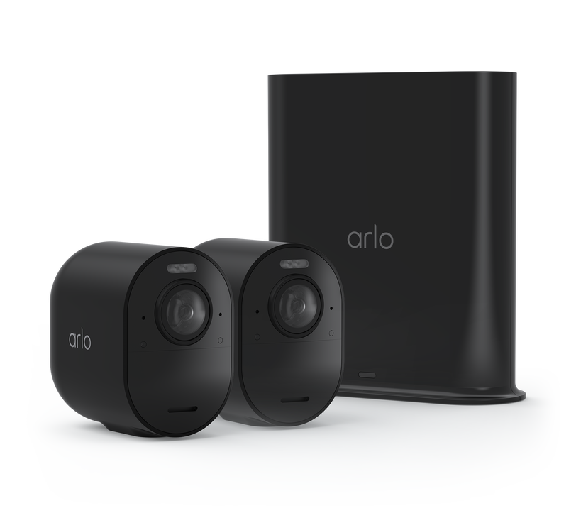 Arlo Ultra 2 Spotlight Camera - 2 Kit, Black