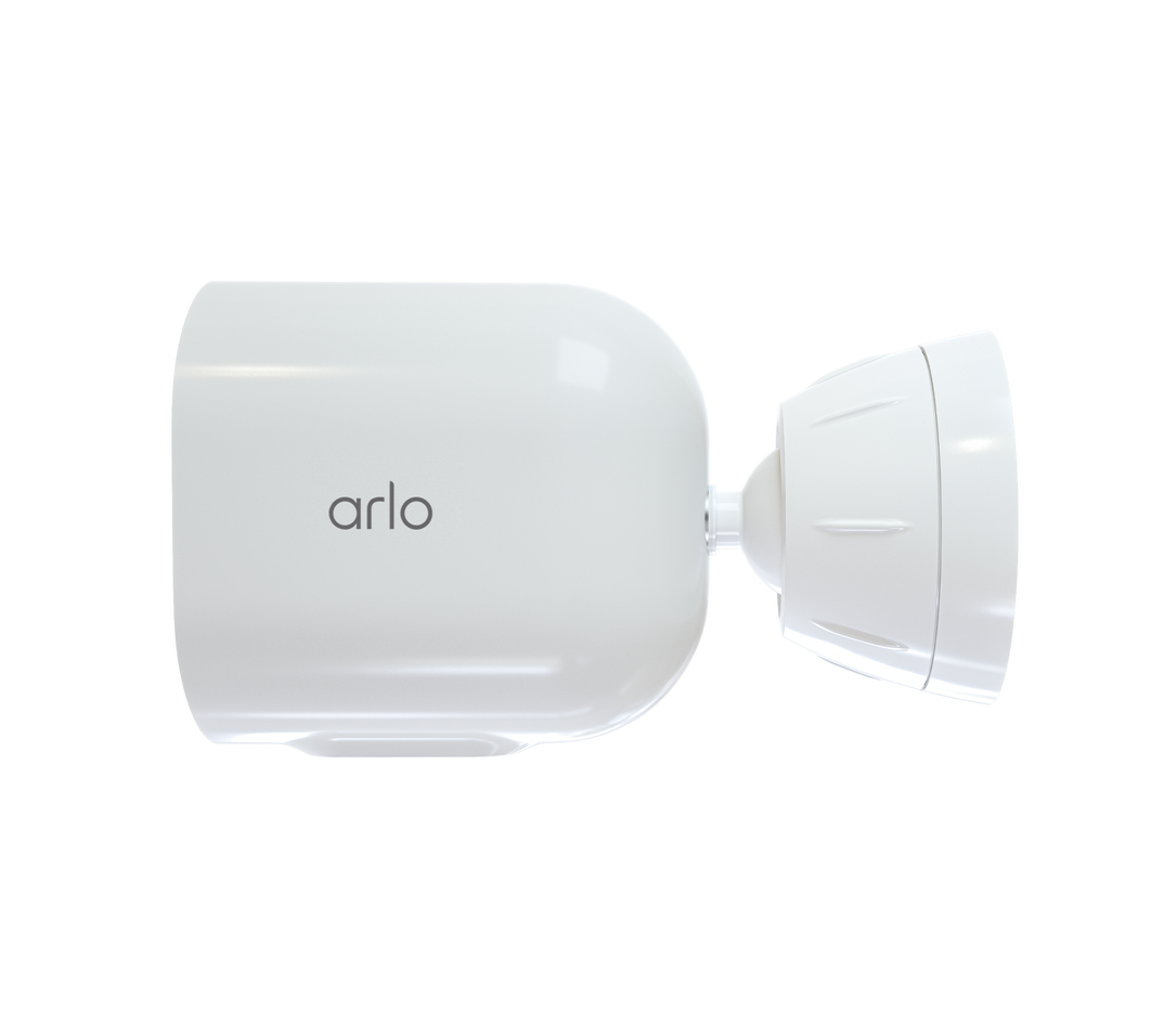 Arlo Total Security Mount, in white, facing right