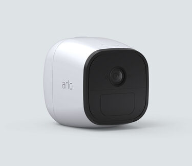 Arlo Go Camera, in white, facing right