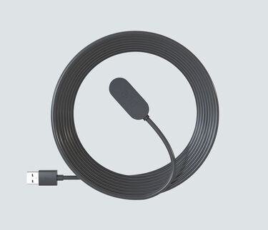 8 ft. Indoor Magnetic Charging Cable - Black