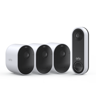 The Wired Doorbell Everyday Bundle, in white, facing right
