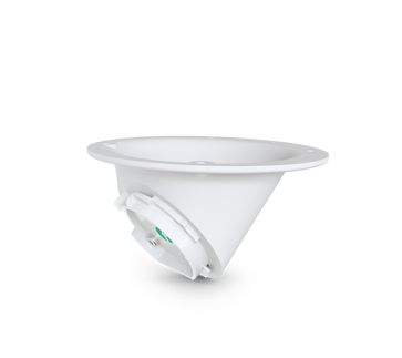 Ceiling Adapter, in white, facing center