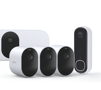 The 2K Wireless Doorbell Mid to Large Home Bundle - White