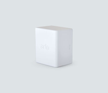 Arlo Rechargeable Battery, in white, facing left