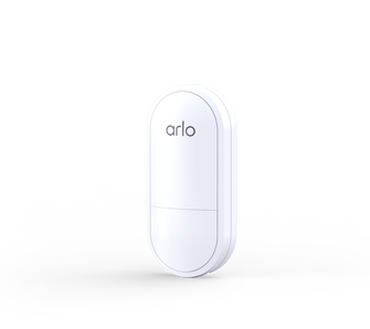 All-in-One Sensor for Home Security System, in white, facing left