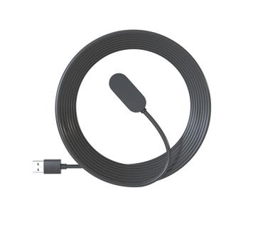 Indoor Magnetic Charging Cable, in black, facing center