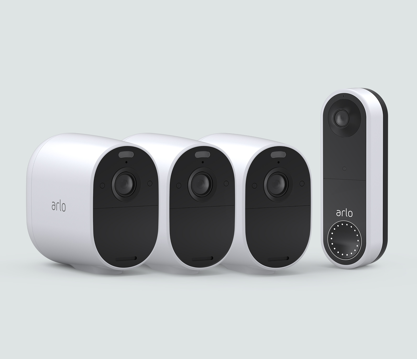 The Wireless Doorbell & Essential Camera Bundle - White 