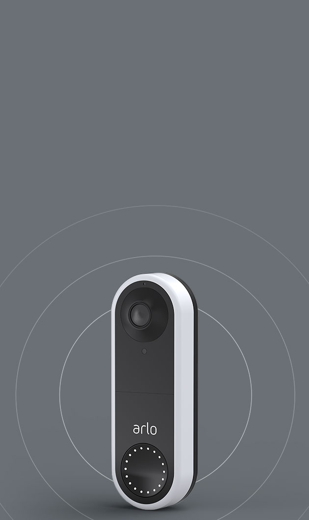 Arlo Essential Wired Video Doorbell siren sounding