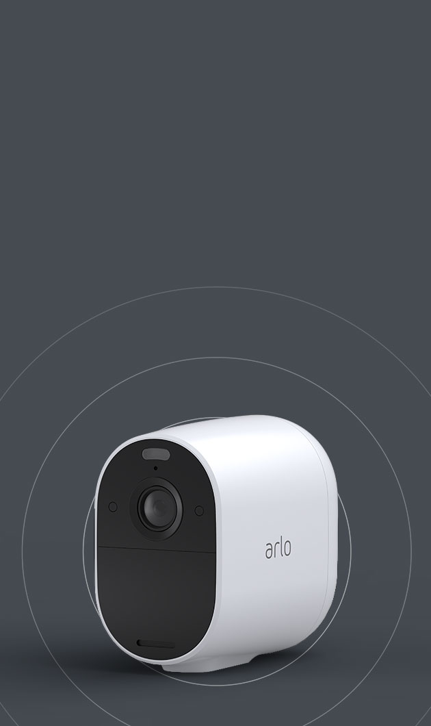 weiß Arlo SmartHub und Essential Spotlight Überwachungskamera 1er Set Bundle
