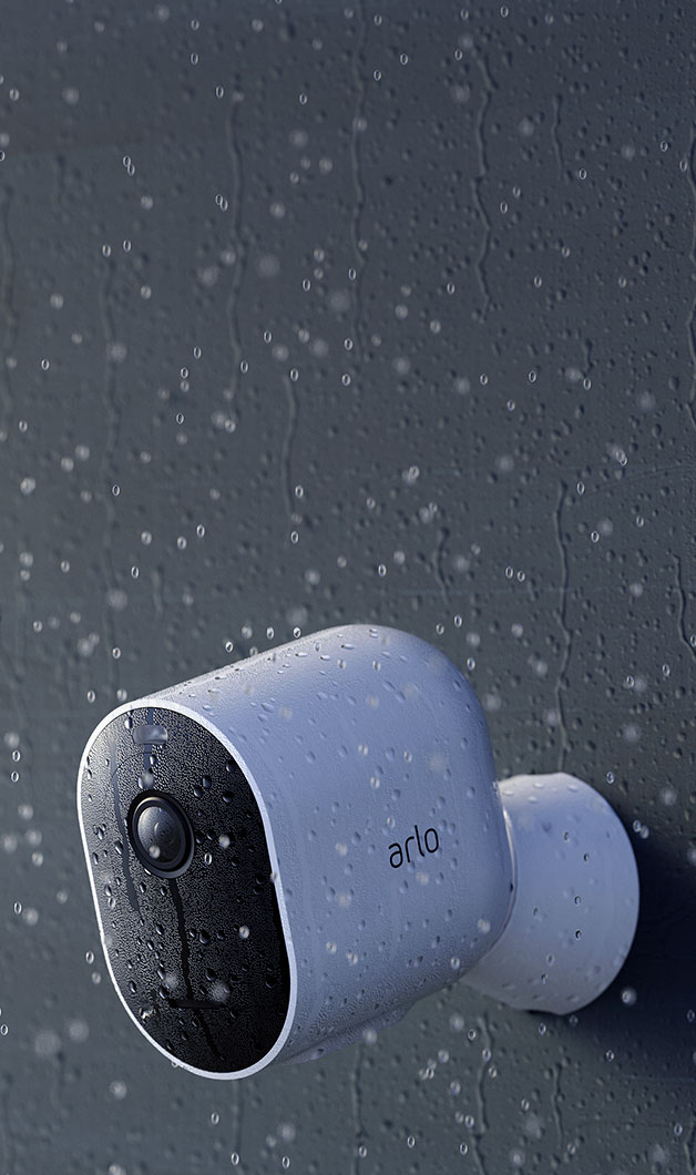Arlo Pro 3 camera in the rain